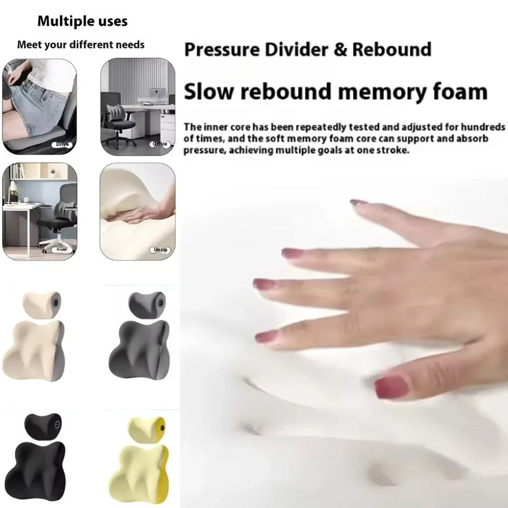 Lumbar Pillow For Car Memory Foam Ergonomic Auto Supplies Car Seat Headrest For Vehicle Truck Travel Trip Commuting Daily Home
Lumbar Pillow For Car Memory Foam Ergonomic Auto Supplies Car Seat Headrest For Vehicle Truck Travel Trip Commuting Daily Home