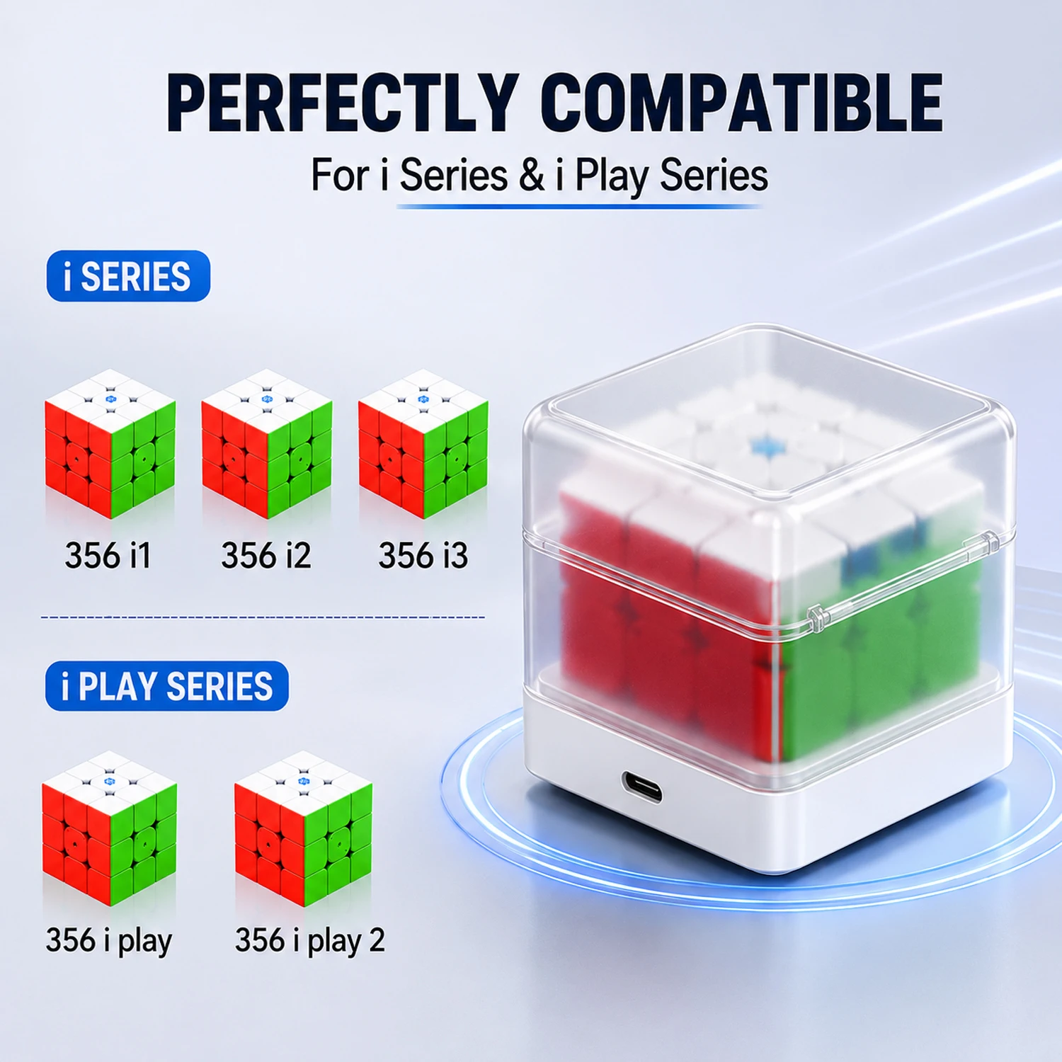 Magnetic Charging Box Power Bank for GAN 356 i1 i2 i3 iPlay iPlay 2 Smart Cube Charging Case Accessories
Magnetic Charging Box Power Bank for GAN 356 i1 i2 i3 iPlay iPlay 2 Smart Cube Charging Case Accessories
