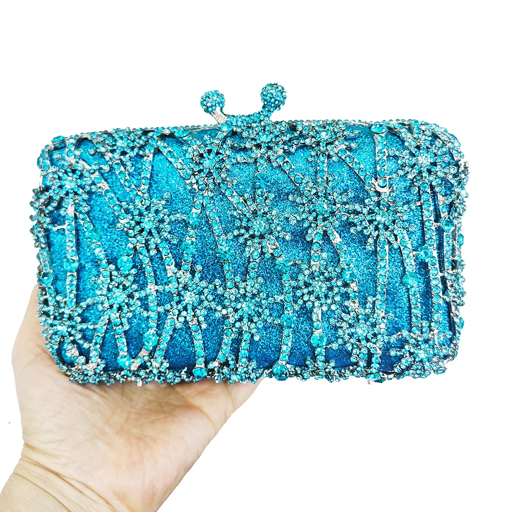 Women Sky Blue Crystal Clutch Evening Purse Brow Dinner Bags Party Formal Rhinestone Handbags Bridal Wedding Stone Clut
Women Sky Blue Crystal Clutch Evening Purse Brow Dinner Bags Party Formal Rhinestone Handbags Bridal Wedding Stone Clut
