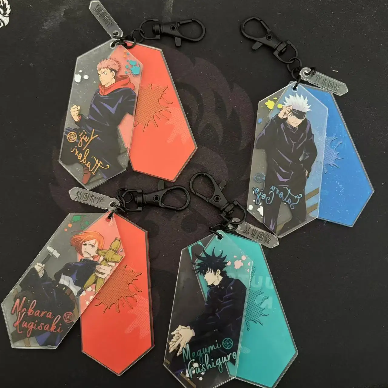 Anime Jujutsu Kaisen Itadori Yuji Satoru Gojo Kugisaki Nobara Fushiguro Megumi Double Acrylic HD Picture Keychain Pendant Gift
Anime Jujutsu Kaisen Itadori Yuji Satoru Gojo Kugisaki Nobara Fushiguro Megumi Double Acrylic HD Picture Keychain Pendant Gift
