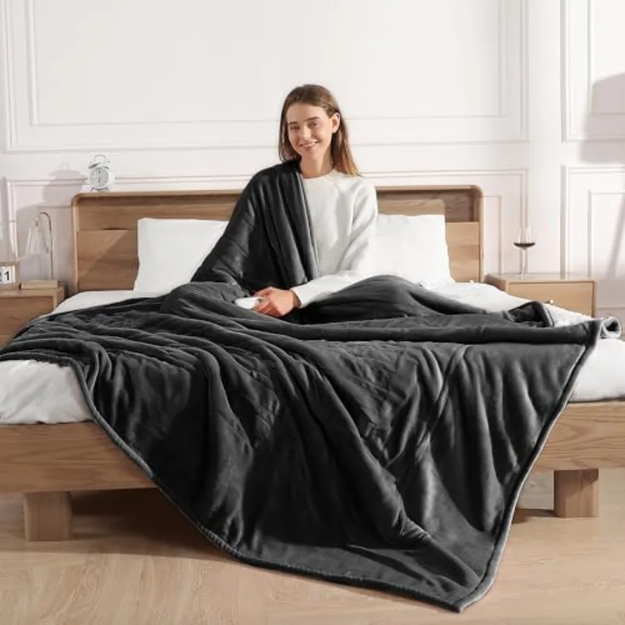 Electric Blanket Full Size Heated Blanket 72X84in - Heating Blanket Soft Plush Sherpa with 5 Heating Level and 10 Hour Auto Off
Electric Blanket Full Size Heated Blanket 72X84in - Heating Blanket Soft Plush Sherpa with 5 Heating Level and 10 Hour Auto Off