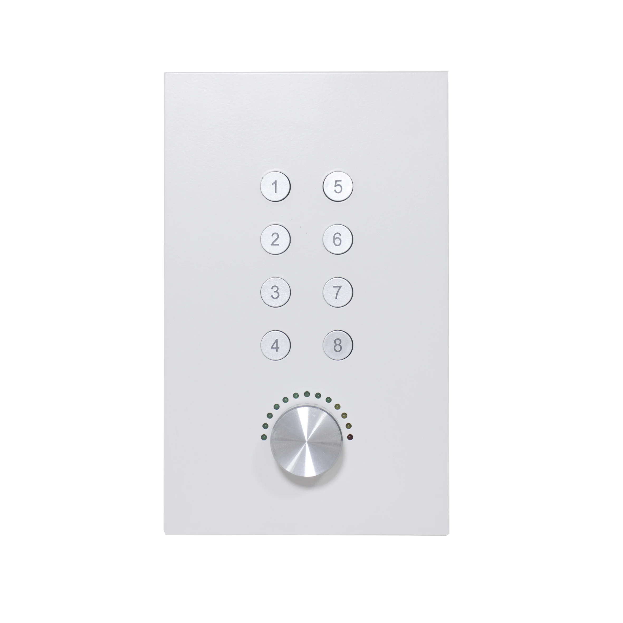 8 buttons Dante Wall Control Panel for DSP Dante Models with UDP Communication Protocol
8 buttons Dante Wall Control Panel for DSP Dante Models with UDP Communication Protocol
