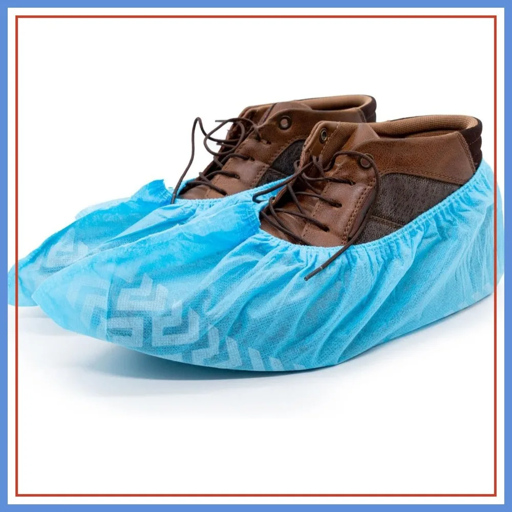 Disposable Shoe Covers X-Large 100 Pack (50 Pairs) Non Slip, Fit Men's 14, Boot 13
Disposable Shoe Covers X-Large 100 Pack (50 Pairs) Non Slip, Fit Men's 14, Boot 13