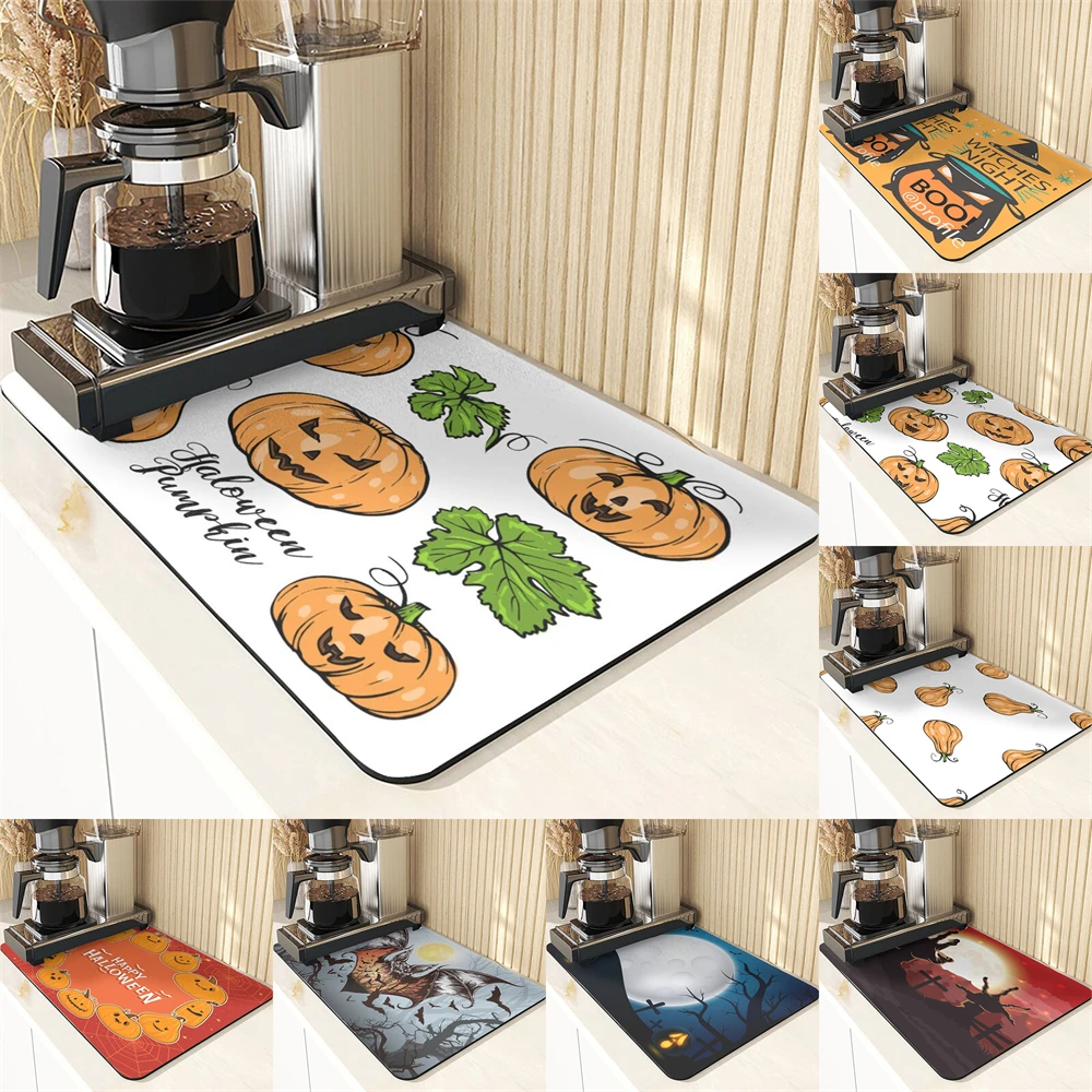 Halloween Style Coaster Kitchens Pumpkin Printing Table Rug Table Kitchenware Tables Decoration & Accessories Silicone Coasters
Halloween Style Coaster Kitchens Pumpkin Printing Table Rug Table Kitchenware Tables Decoration & Accessories Silicone Coasters