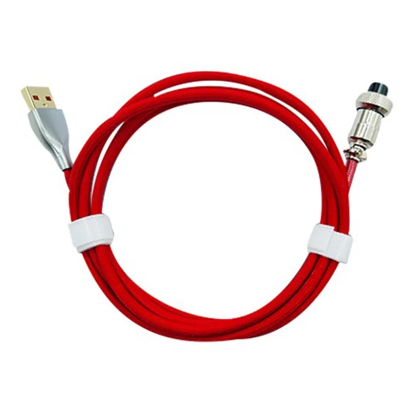 New Tech Mechanical Keyboard Coiled Cable Type C to USB Data Cable Game Keyboard Cable Mechanical Keyboard Cable Red
New Tech Mechanical Keyboard Coiled Cable Type C to USB Data Cable Game Keyboard Cable Mechanical Keyboard Cable Red