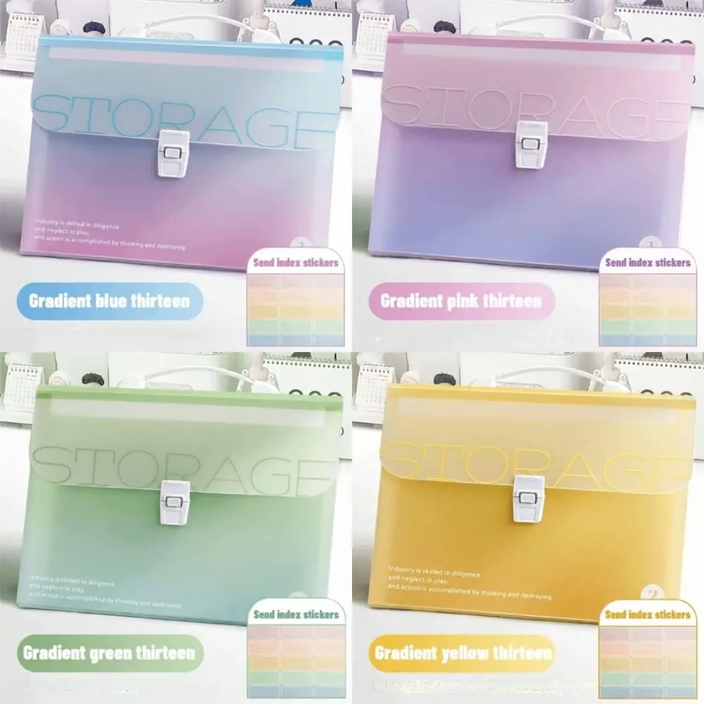 Портативная папка-аккордеон Kawaii A4, большая вместимость, градиентный цвет, 13 слоев, утолщенная, для документов
Портативная папка-аккордеон Kawaii A4, большая вместимость, градиентный цвет, 13 слоев, утолщенная, для документов