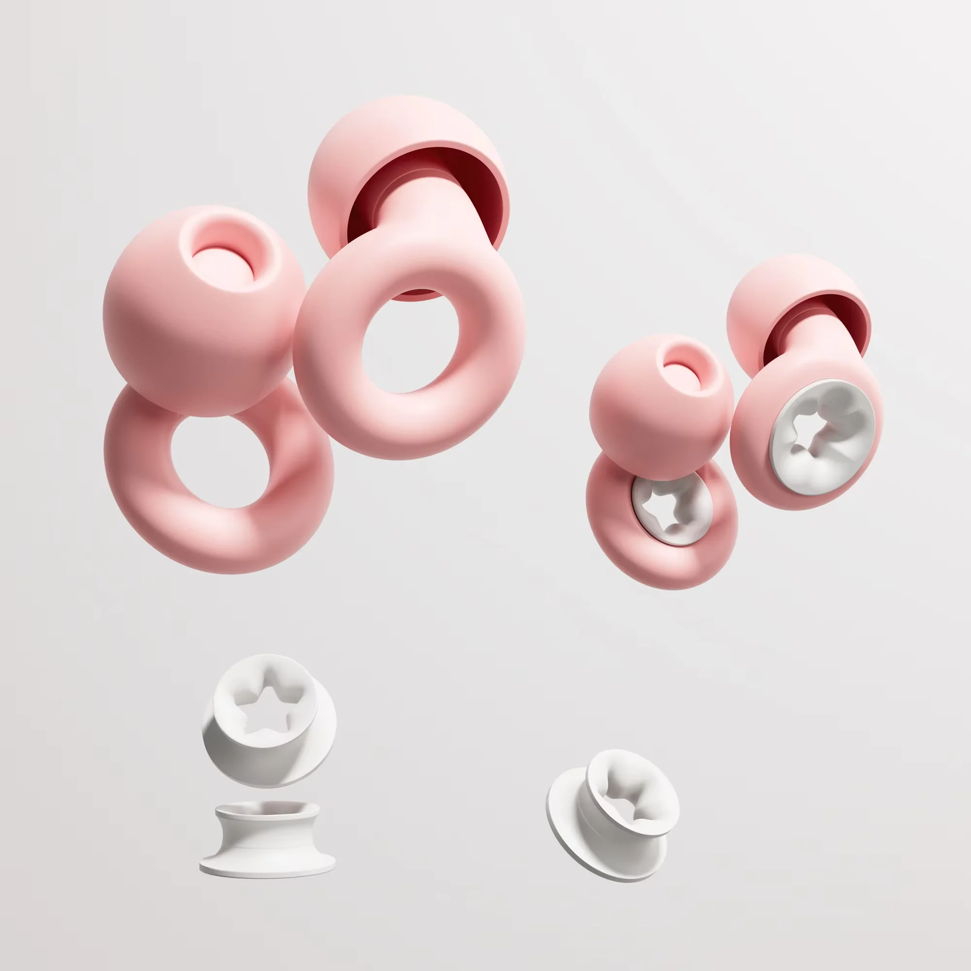 HUAK Ultra-Comfy Soft Silicone Ear Plugs Reusable Soundproof for Sleeping Swimming Motorbike Waterproof Quiet Sound Filtering
HUAK Ultra-Comfy Soft Silicone Ear Plugs Reusable Soundproof for Sleeping Swimming Motorbike Waterproof Quiet Sound Filtering