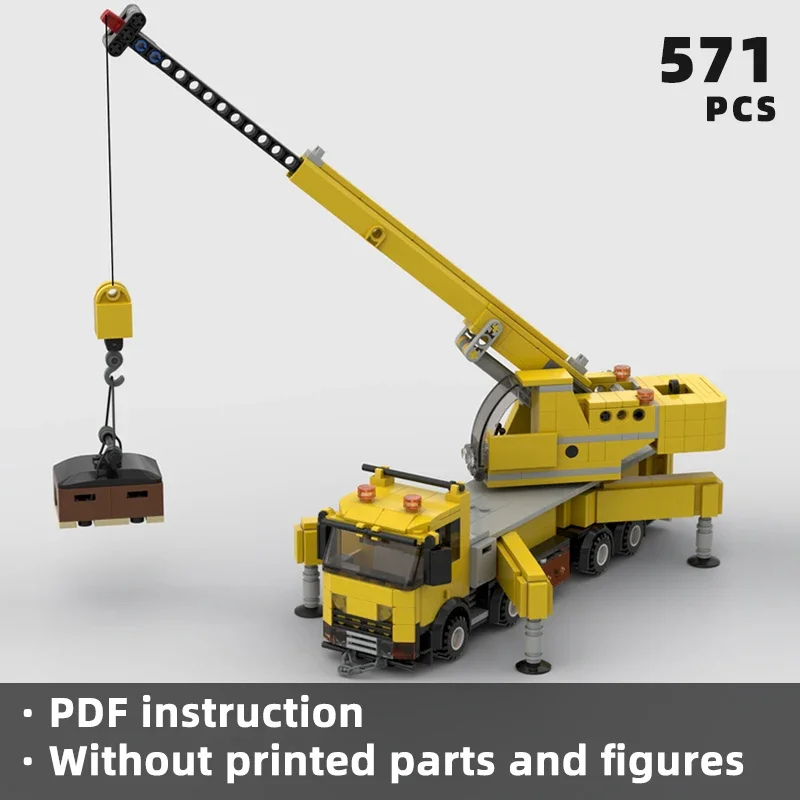 highly realistic mobile crane truck bricks mechanical engineering vehicle blocks heavy duty construction city car moc hoist
highly realistic mobile crane truck bricks mechanical engineering vehicle blocks heavy duty construction city car moc hoist