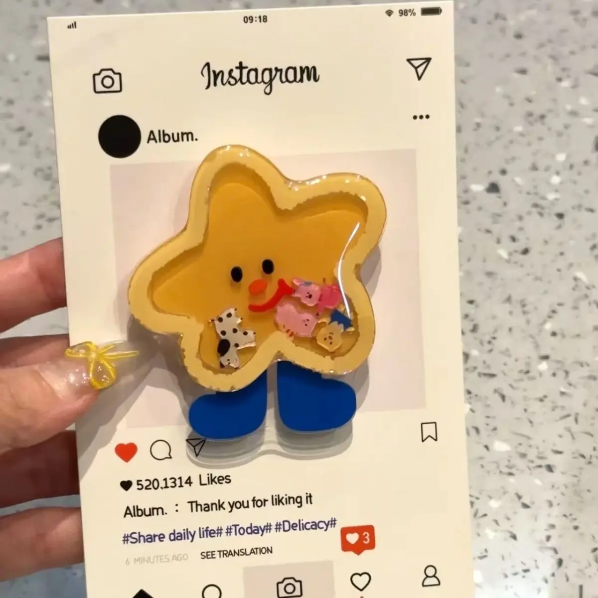 Blue footed star For Magsafe Magnetic Phone Grip Tok Griptok Stand For iPhone Funny Foldable Wireless Charging Holder
Blue footed star For Magsafe Magnetic Phone Grip Tok Griptok Stand For iPhone Funny Foldable Wireless Charging Holder