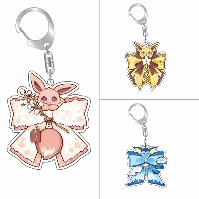 Recycled Acrylic Keychain for Eevee Vaporeon Jolteon Flareon Espeon Umbreon Leafeon Glaceon Sylveon Anime Keychain Cartoon Gift
Recycled Acrylic Keychain for Eevee Vaporeon Jolteon Flareon Espeon Umbreon Leafeon Glaceon Sylveon Anime Keychain Cartoon Gift