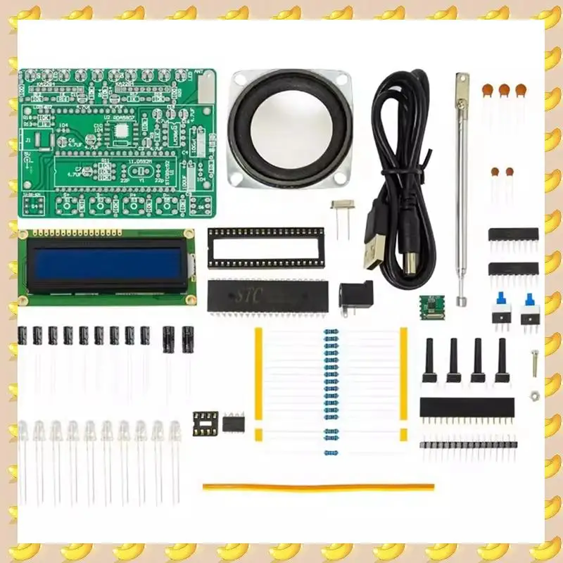 A45U RDA5807 87 МГц-108 МГц FM-радио DIY комплект FM электронные детали DIY схемы светодиодный цифровой дисплей с индикатором комплект для пайки
A45U RDA5807 87 МГц-108 МГц FM-радио DIY комплект FM электронные детали DIY схемы светодиодный цифровой дисплей с индикатором комплект для пайки