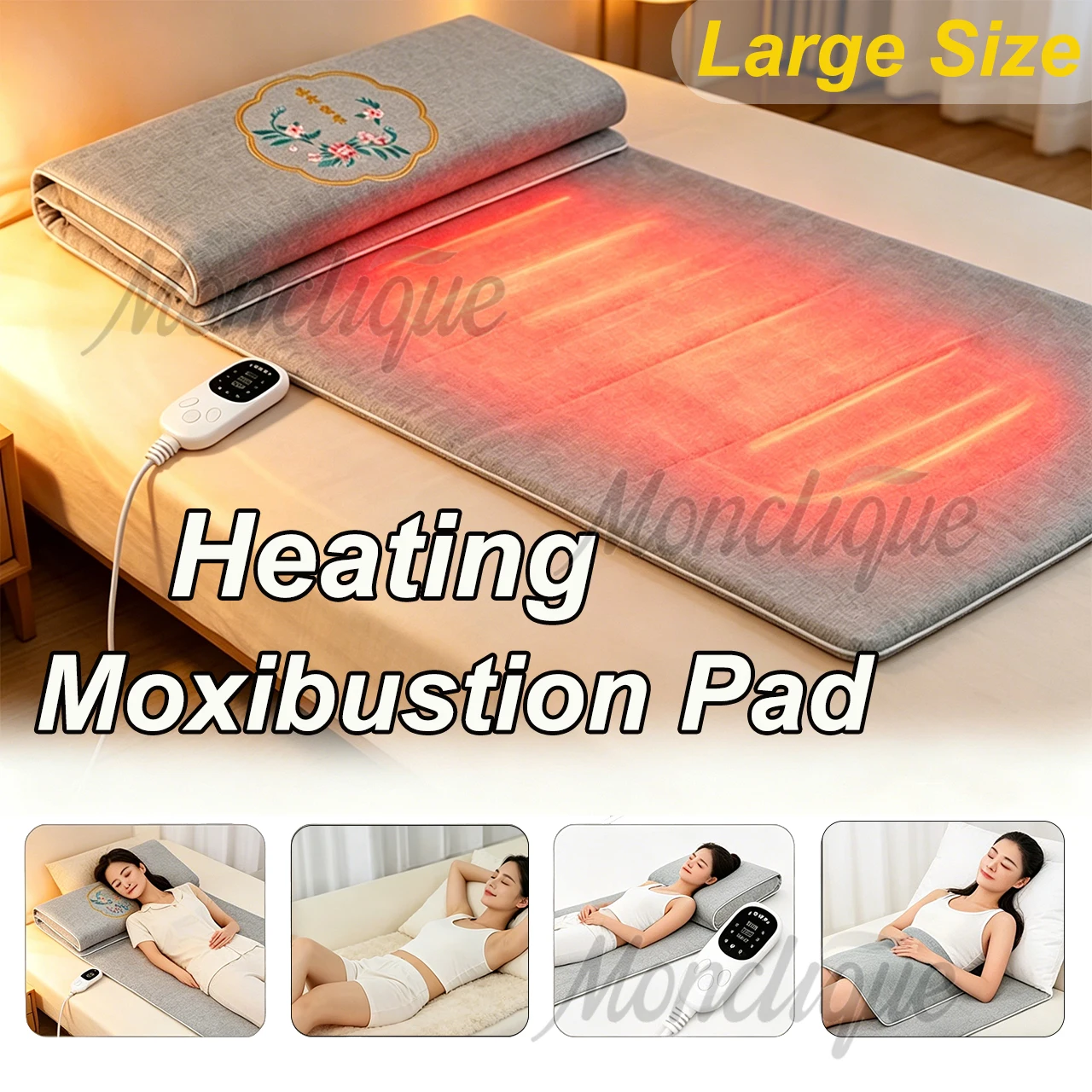 Electric Heating Moxibustion Blanket Large Size Hot Compress Massage Dehumidify 4 Mode Timer Keep Warm Winter Relax Helps Sleep
Electric Heating Moxibustion Blanket Large Size Hot Compress Massage Dehumidify 4 Mode Timer Keep Warm Winter Relax Helps Sleep
