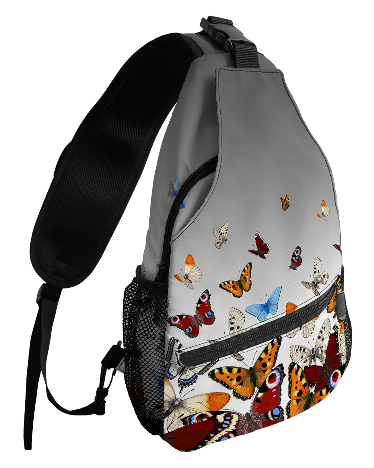 Pastoral Butterfly Grey Gradient Chest Bags For Women Men Waterproof Messenger Bags Travel Sport One Shoulder Crossbody Bag
Pastoral Butterfly Grey Gradient Chest Bags For Women Men Waterproof Messenger Bags Travel Sport One Shoulder Crossbody Bag