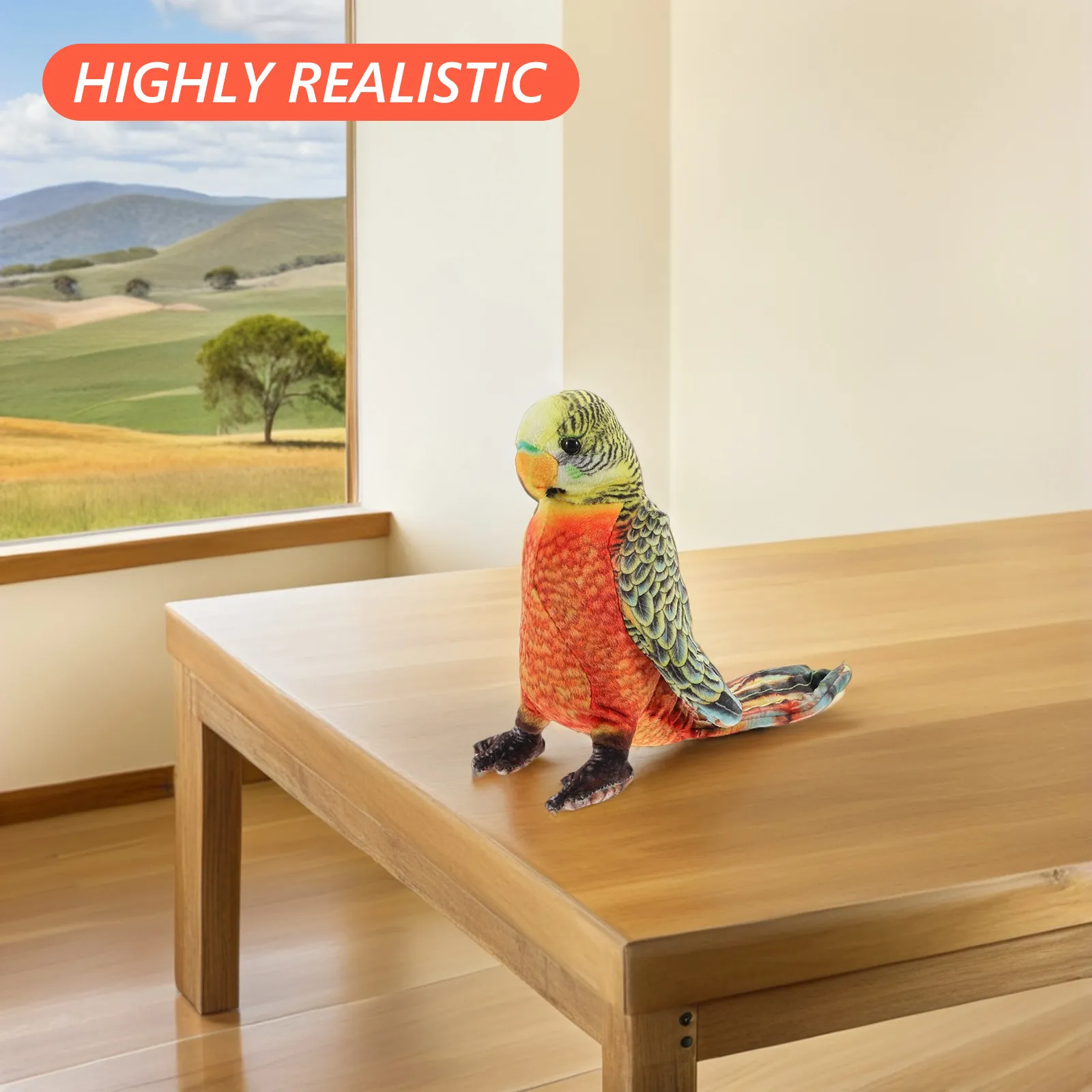 Realistic Parrot Soft Stuffed Animal Cute Bird Decoration Birthday Party Gift for Kids and Bird Lovers Realistic Parrot Toy
Realistic Parrot Soft Stuffed Animal Cute Bird Decoration Birthday Party Gift for Kids and Bird Lovers Realistic Parrot Toy