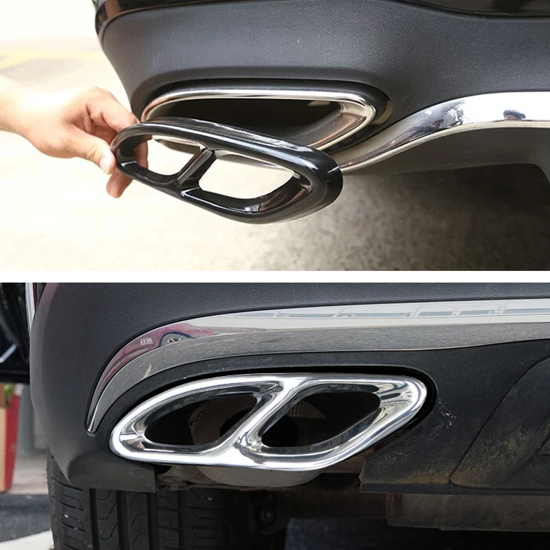 For Mercedes Benz A B C E GLC GLE Class W176 W246 W205 W213 AMG Car Styling Stainless Steel Exhaust Pipe Cover Trim
For Mercedes Benz A B C E GLC GLE Class W176 W246 W205 W213 AMG Car Styling Stainless Steel Exhaust Pipe Cover Trim