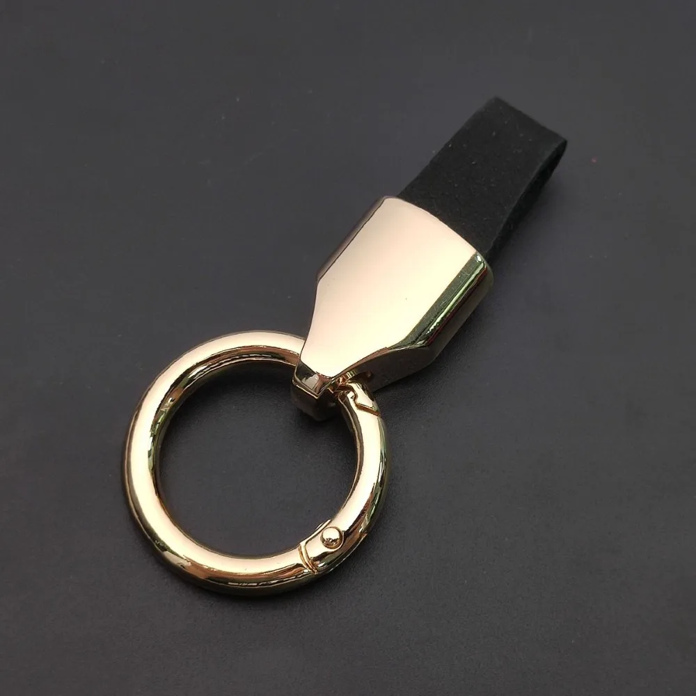 Frosted Popular Cowhide Keyring Pendant Metal Car Buckle Ring Cross Border Solid Color Leather Keychains Modern Art Style
Frosted Popular Cowhide Keyring Pendant Metal Car Buckle Ring Cross Border Solid Color Leather Keychains Modern Art Style