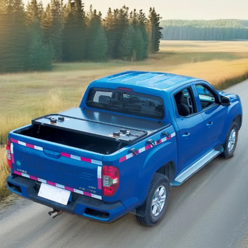 Customizable Size High Quality Accessorie Hard Tri-fold Pickup Bed Cover Metal Alloy Pickup Tonneau Cover for Tundra 6.5ft
Customizable Size High Quality Accessorie Hard Tri-fold Pickup Bed Cover Metal Alloy Pickup Tonneau Cover for Tundra 6.5ft