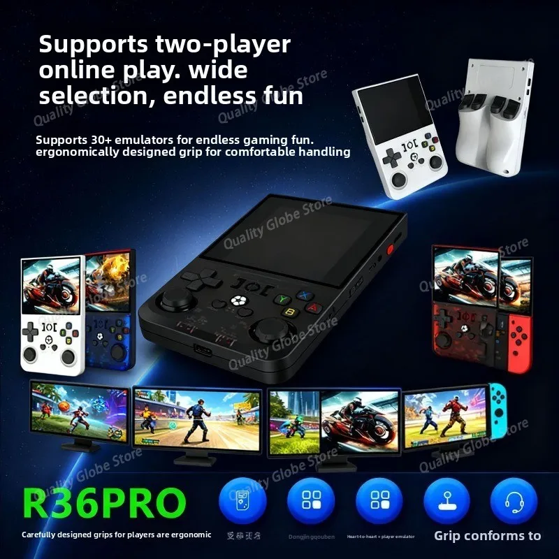 Open Source R36 PRO Retro Handheld Video Game Console Linux System 3.5 Inch IPS Screen Portable Pocket Video Player 128GB Games
Open Source R36 PRO Retro Handheld Video Game Console Linux System 3.5 Inch IPS Screen Portable Pocket Video Player 128GB Games