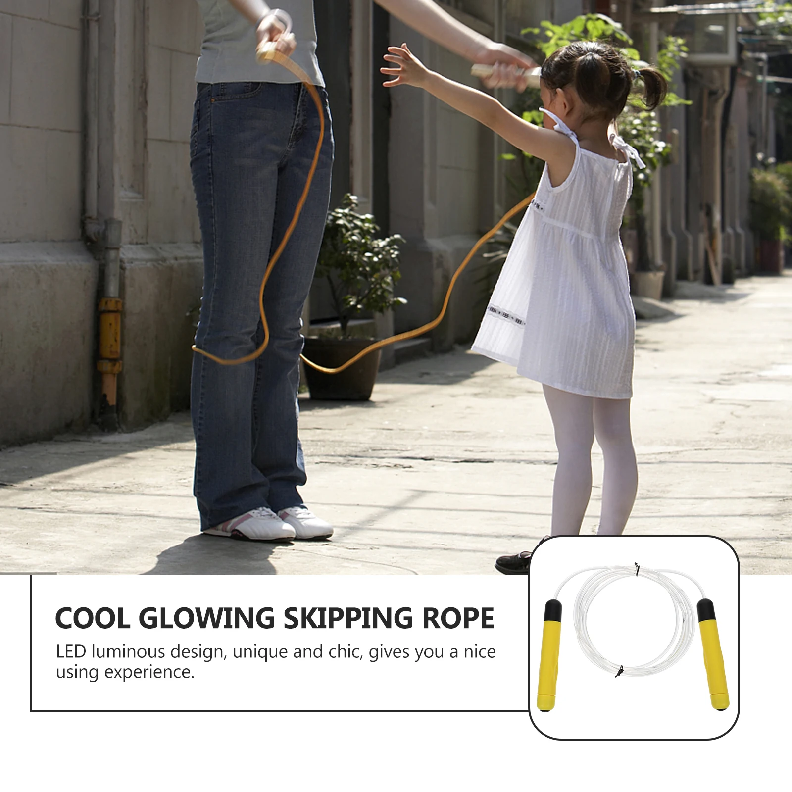 LED Night Glow Jump Rope Luminous Skipping Ropes Durable TPU ABS Material Portable Lightweight Design Practical
LED Night Glow Jump Rope Luminous Skipping Ropes Durable TPU ABS Material Portable Lightweight Design Practical