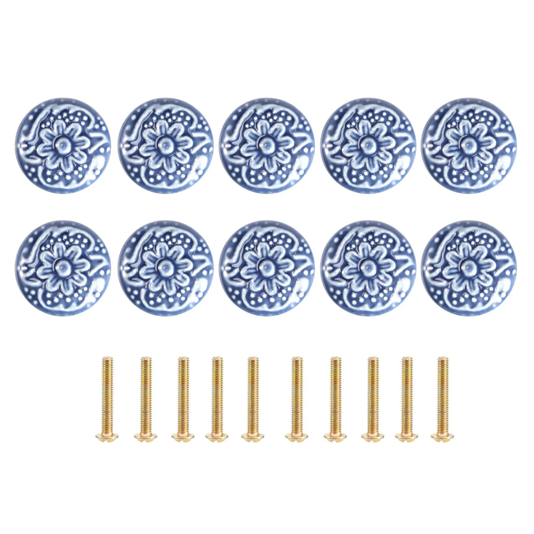 10PCS Ceramic Cabinet Knobs Vintage Drawers Handles for Kitchen Cupboard Drawer Bookcase Furniture Door (with Screws)
10PCS Ceramic Cabinet Knobs Vintage Drawers Handles for Kitchen Cupboard Drawer Bookcase Furniture Door (with Screws)