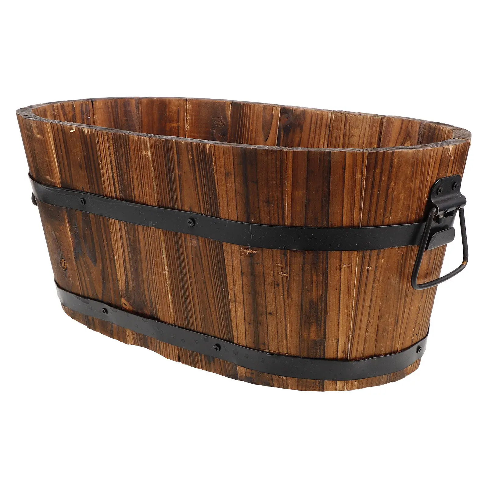 Wooden Barrel Planter Small Reusable Flower Pot for Vegetables Herbs Potatoes Desktop Home Office Decor Garden Supply Wooden
Wooden Barrel Planter Small Reusable Flower Pot for Vegetables Herbs Potatoes Desktop Home Office Decor Garden Supply Wooden