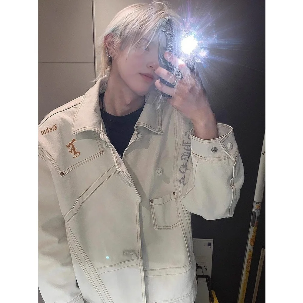 Американский повседневный свободный крой, винтажный национальный стиль, с воротником, на пуговицах, для работы и отдыха, весна-осень
Американский повседневный свободный крой, винтажный национальный стиль, с воротником, на пуговицах, для работы и отдыха, весна-осень