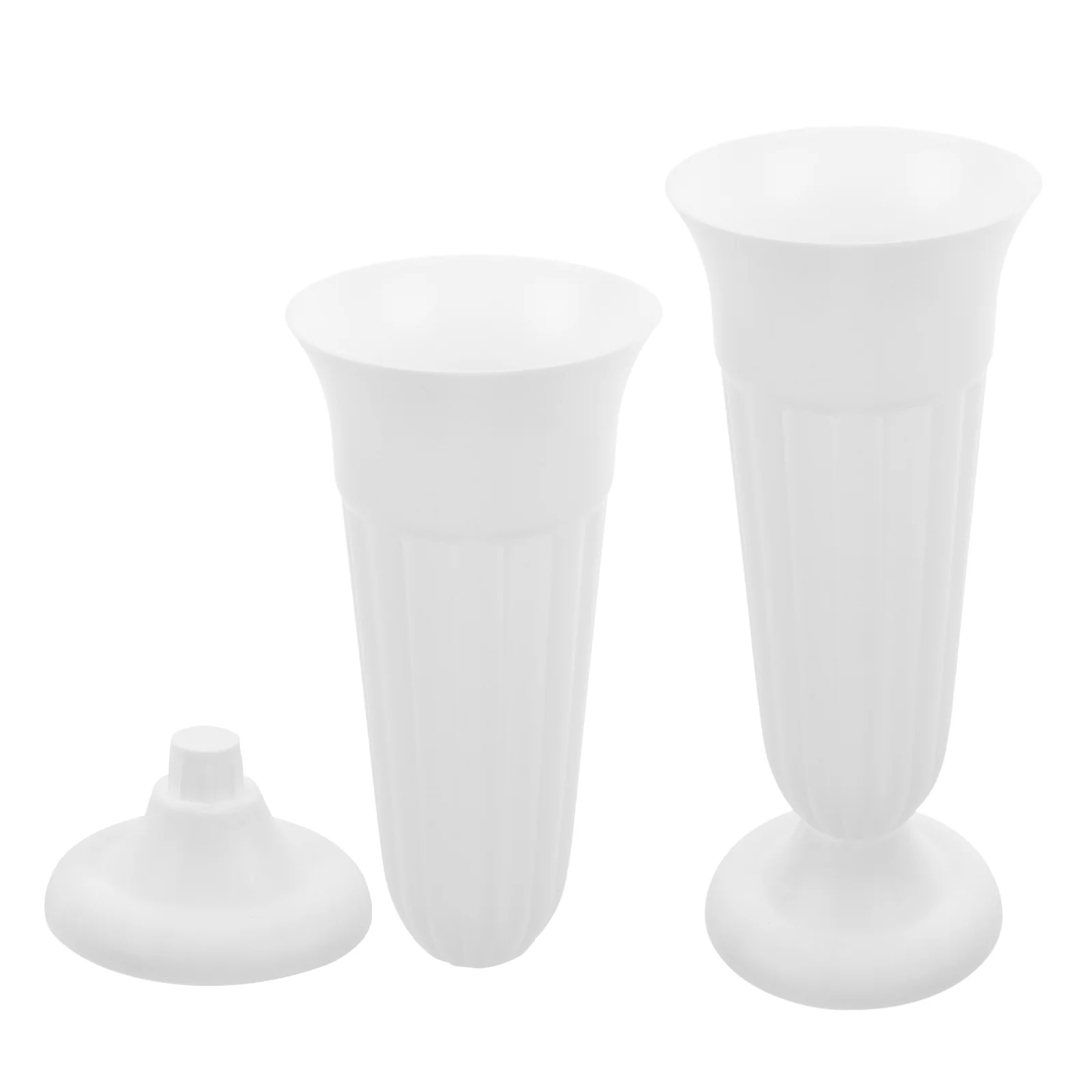 2 Pcs Plant Roman Column Flower Pot Memorial Ornaments Arrangement Holder Outdoor White Plastic
2 Pcs Plant Roman Column Flower Pot Memorial Ornaments Arrangement Holder Outdoor White Plastic