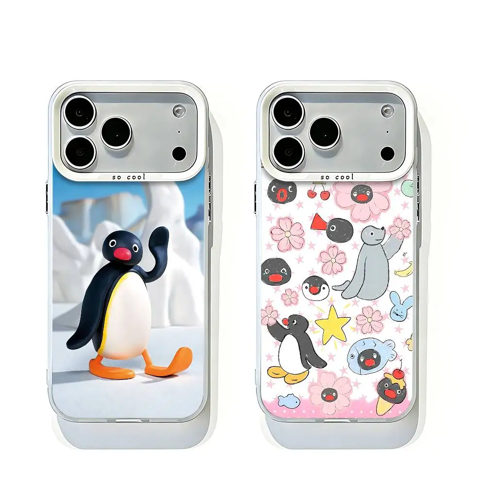 Penguin P-Pingu White Matte So Cool Lens Bumper Printed Cover For iPhone 16 15 17 14 11 12 13 Pro Max
Penguin P-Pingu White Matte So Cool Lens Bumper Printed Cover For iPhone 16 15 17 14 11 12 13 Pro Max