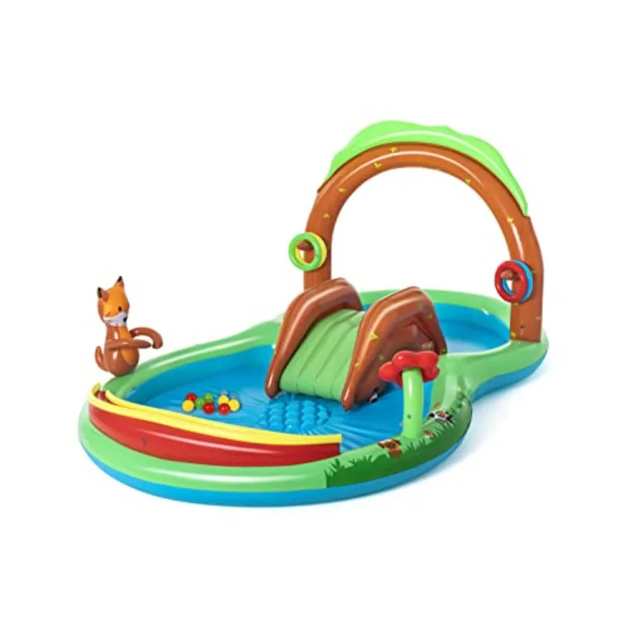 Inflatable Play Pool Center for with Friendly Woods Design Durable PVC Material Blue Color Easy to Set Up and Safe for Outdoor
Inflatable Play Pool Center for with Friendly Woods Design Durable PVC Material Blue Color Easy to Set Up and Safe for Outdoor