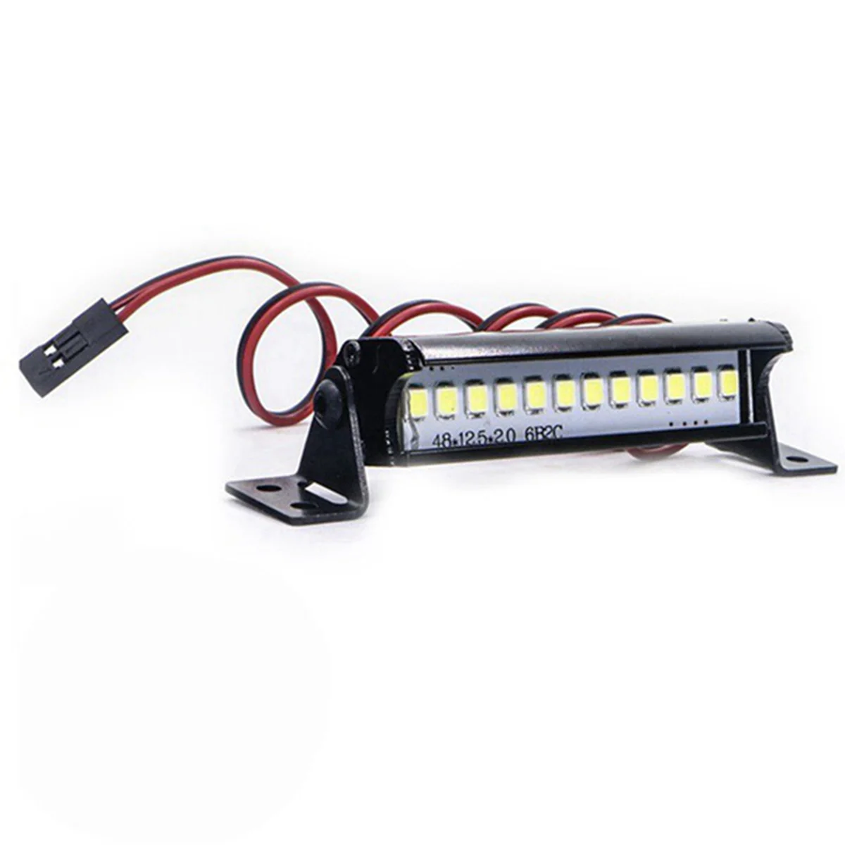 A50P-1Pcs RC 12 LED Light Bar Metal Roof Lamp for SCX10 KM2 CC01 D90 90046 90047 RC Crawlers,50Mm/1.97
A50P-1Pcs RC 12 LED Light Bar Metal Roof Lamp for SCX10 KM2 CC01 D90 90046 90047 RC Crawlers,50Mm/1.97