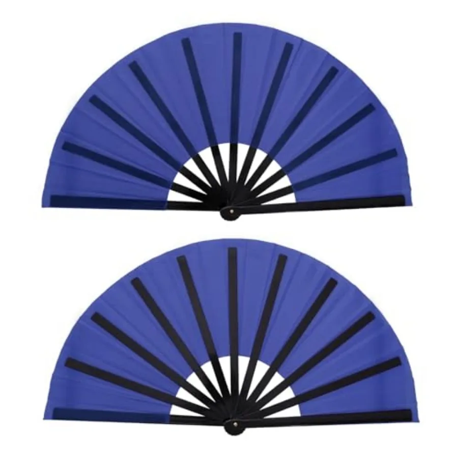 2 Packs Large Rave Fan Handheld Folding Fans Nylon Cloth Foldable for Men Women Performance Line Dance Chinese Kung Fu Tai Chi
2 Packs Large Rave Fan Handheld Folding Fans Nylon Cloth Foldable for Men Women Performance Line Dance Chinese Kung Fu Tai Chi