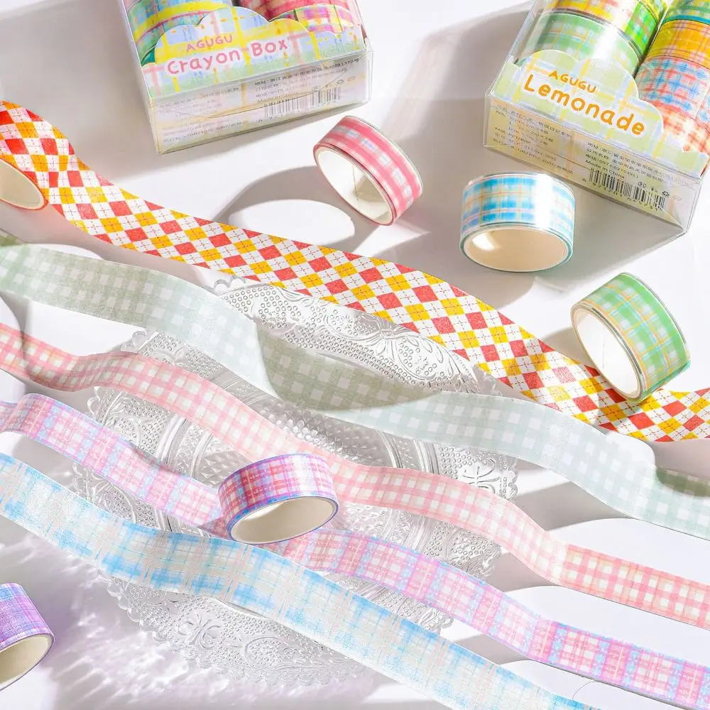 DIY Arts Crafts Check Pattern Washi Tape Set Journaling Scrapbooking Arts Masking Tape Sticker PET Labeling
DIY Arts Crafts Check Pattern Washi Tape Set Journaling Scrapbooking Arts Masking Tape Sticker PET Labeling