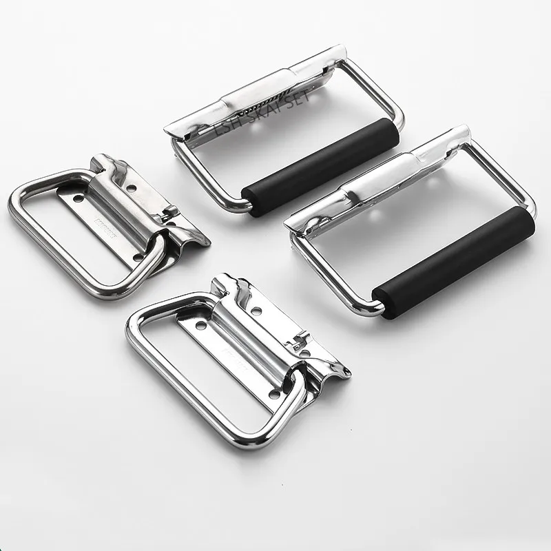 1PC Stainless Steel Spring Folding Handle Heavy-duty Toolbox Handle Electrical Box Equipment Wooden Box Pulls Furniture Hardware
1PC Stainless Steel Spring Folding Handle Heavy-duty Toolbox Handle Electrical Box Equipment Wooden Box Pulls Furniture Hardware