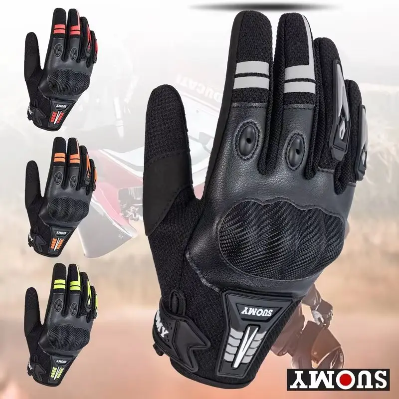 SUOMY Men's Motorcycle Dirtbiker Riding Gloves Breathable Anti-Slip PVC Shell Glove for BMX/ATV/MTB Racing & Off-Road Accessoriy
SUOMY Men's Motorcycle Dirtbiker Riding Gloves Breathable Anti-Slip PVC Shell Glove for BMX/ATV/MTB Racing & Off-Road Accessoriy