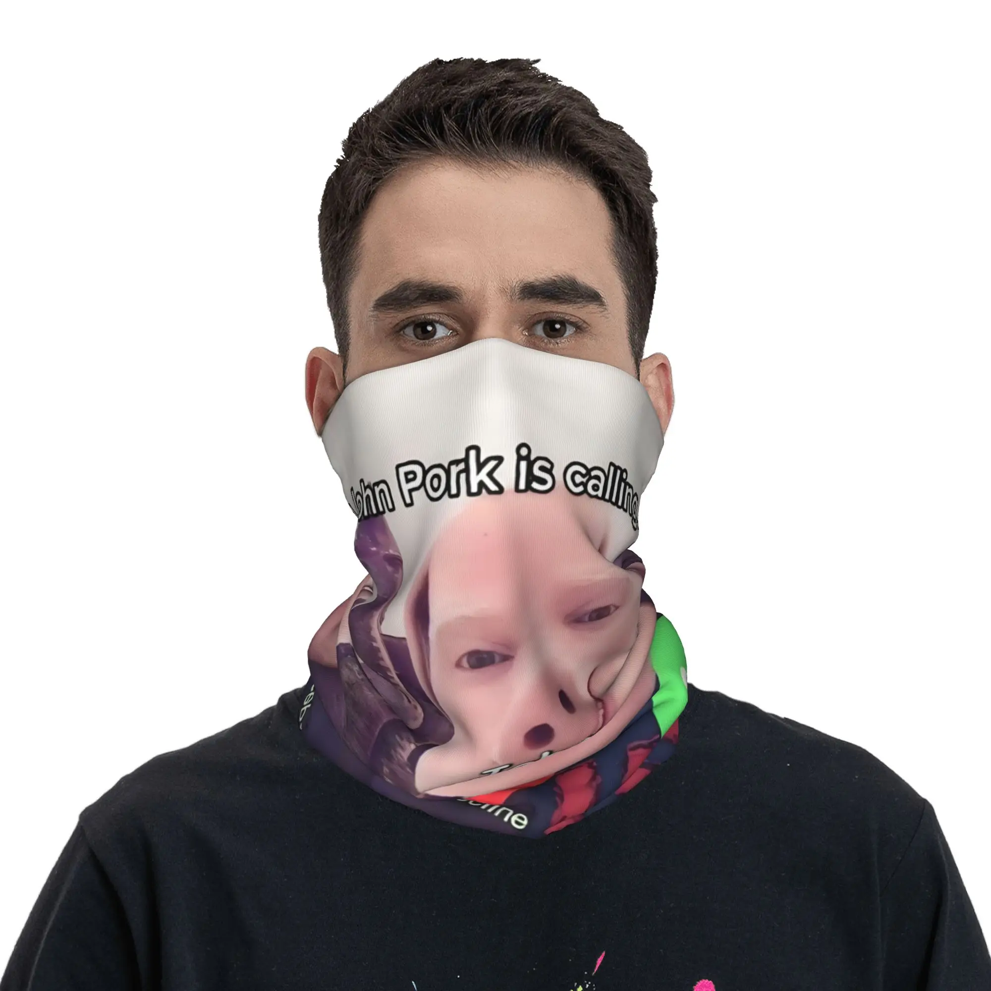 Custom John Pork Is Calling Bandana Winter Neck Warmer Men Windproof Wrap Face Scarf for Hiking Pig Gaiter Headband
Custom John Pork Is Calling Bandana Winter Neck Warmer Men Windproof Wrap Face Scarf for Hiking Pig Gaiter Headband