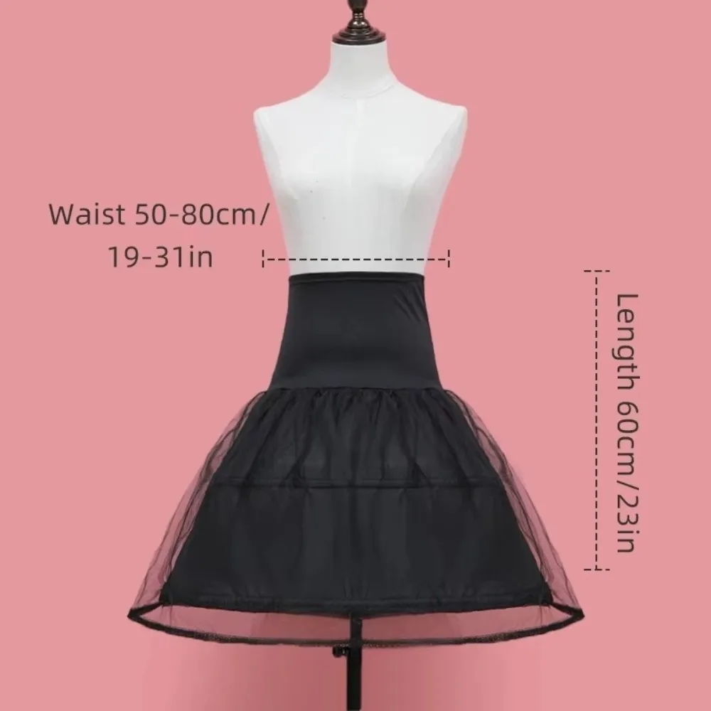 Fashion A-Line Crinoline Petticoat Fluffy Crinoline Short 2 Hoops Underskirt White Tulle Underskirt Women Girls
Fashion A-Line Crinoline Petticoat Fluffy Crinoline Short 2 Hoops Underskirt White Tulle Underskirt Women Girls