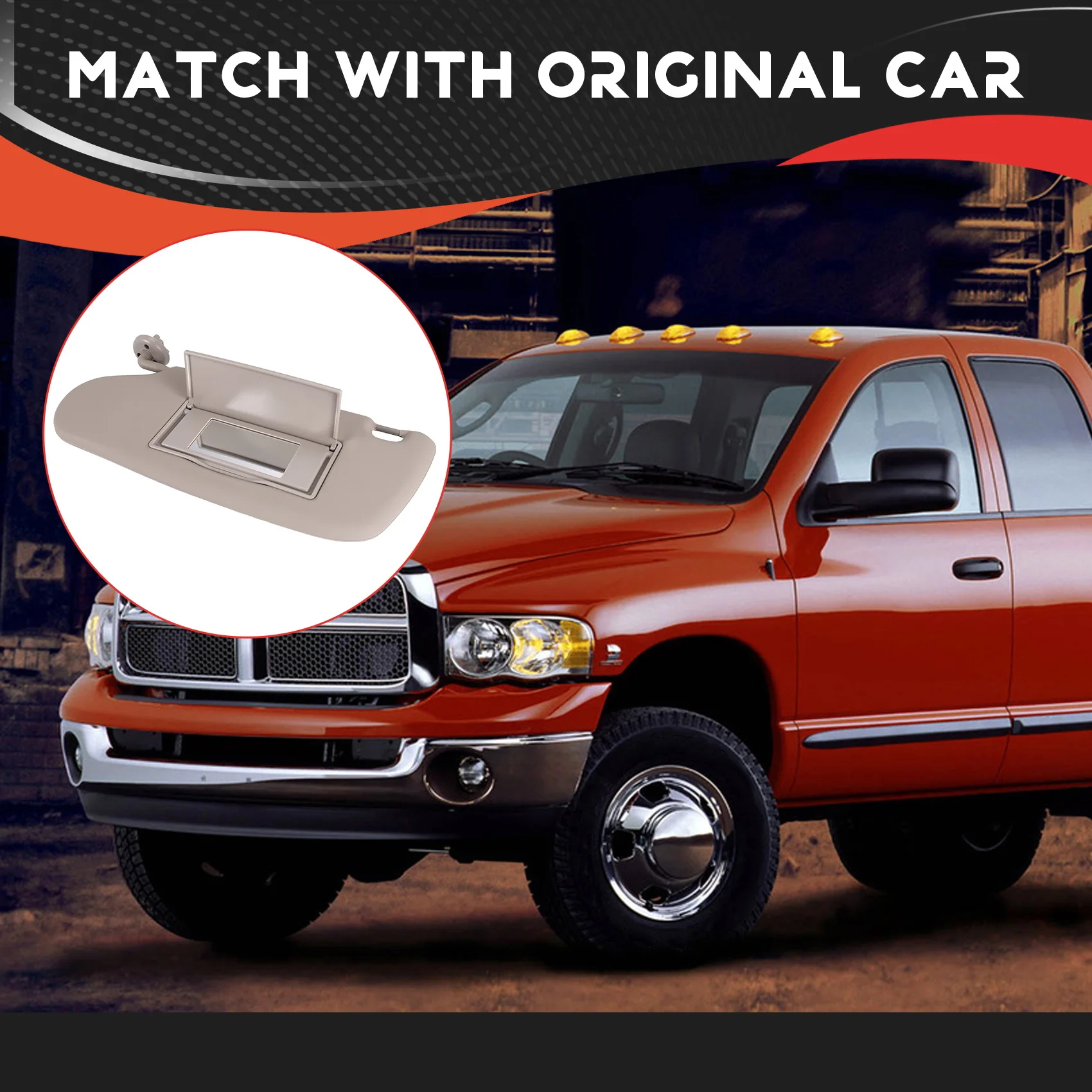 Practical 1Pair Car Sun Visors Shades Vanity Mirror 1902167 For Dodge Ram 1500 2002-2009 2500 3500 2003-2009 Sun Shade Sunvisors
Practical 1Pair Car Sun Visors Shades Vanity Mirror 1902167 For Dodge Ram 1500 2002-2009 2500 3500 2003-2009 Sun Shade Sunvisors