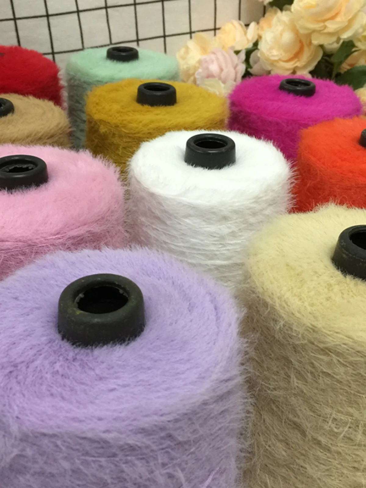 Double-Sided Faux Mink Yarn Medium-Thi Scarf awl Coat DIY Hand-Knitted Woolen Tead Baby Line Bouclé Yarn
Double-Sided Faux Mink Yarn Medium-Thi Scarf awl Coat DIY Hand-Knitted Woolen Tead Baby Line Bouclé Yarn