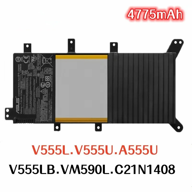 100% Оригинальный аккумулятор 4775 мАч для ноутбуков ASUS C21N1408 K555U V555L V555U V555LB VM590L MX555 X555U X555UQ X555UA A555U
100% Оригинальный аккумулятор 4775 мАч для ноутбуков ASUS C21N1408 K555U V555L V555U V555LB VM590L MX555 X555U X555UQ X555UA A555U