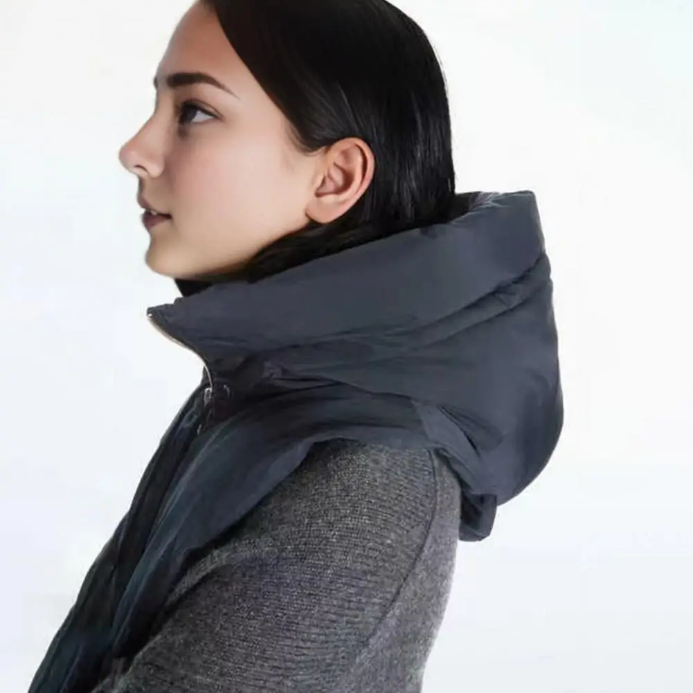Fake Collar Hood Drawstring Zipper Placket Puffer False Collar Solid Color Down Cotton Filled Outdoor Windbreaker Fake Collar
Fake Collar Hood Drawstring Zipper Placket Puffer False Collar Solid Color Down Cotton Filled Outdoor Windbreaker Fake Collar