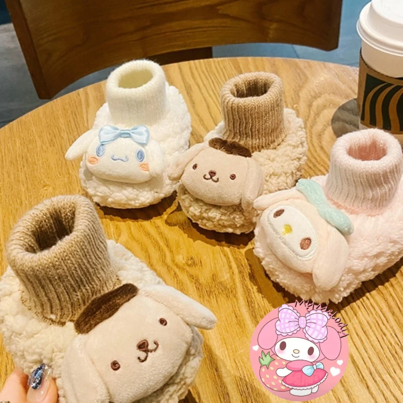Sanrio Melody Warm Soft-Soled Shoes Girls Boys Warming Shoes Kid Non-slip Home Cotton Shoes Cartoon Comfortable Toddler Footwear
Sanrio Melody Warm Soft-Soled Shoes Girls Boys Warming Shoes Kid Non-slip Home Cotton Shoes Cartoon Comfortable Toddler Footwear