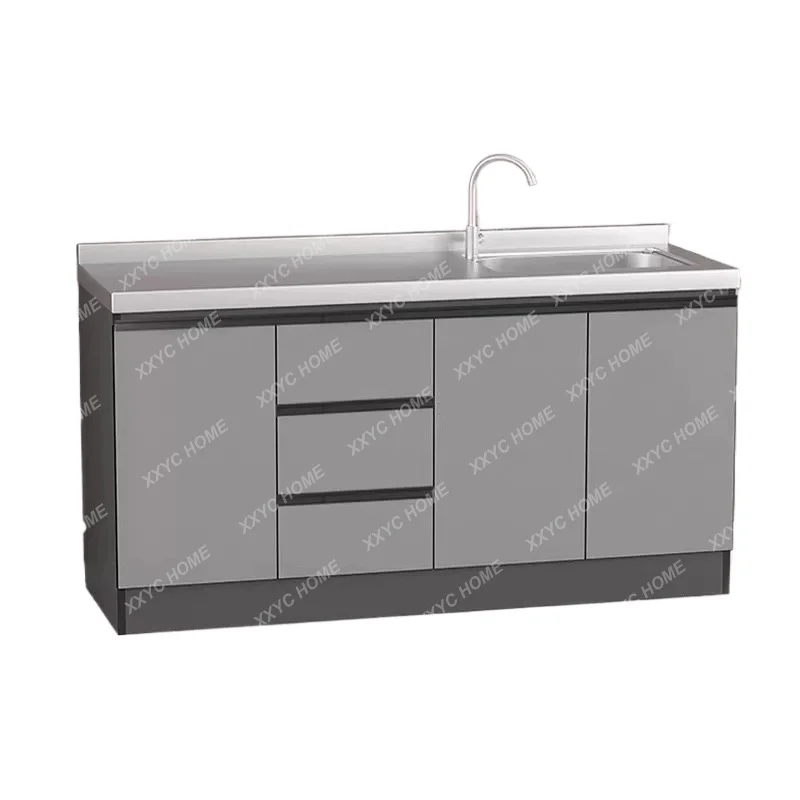 MM Kitchen Cabinet Household Simple Cooktop Cabinet PET Door 304 Stainless Steel Countertop Sink Cabinet
MM Kitchen Cabinet Household Simple Cooktop Cabinet PET Door 304 Stainless Steel Countertop Sink Cabinet