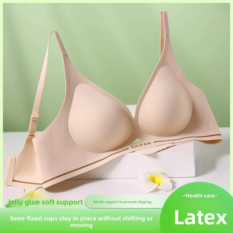 Женский бесшовный латексный бюстгальтер пуш-ап для небольшой груди | Лифтинг-провисающий тонкий удобный мягкий поддерживающий бюстгальтер с уменьшением жира по бокам
Женский бесшовный латексный бюстгальтер пуш-ап для небольшой груди | Лифтинг-провисающий тонкий удобный мягкий поддерживающий бюстгальтер с уменьшением жира по бокам