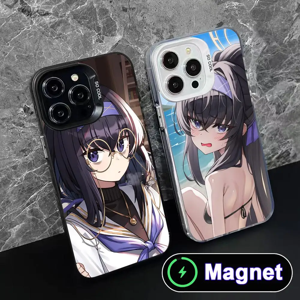 Blue Archive Kozeki Ui Phone Case for iPhone 17 16 15 14 13 12 11 Air Pro Max Plus Colorful Silver Magnet Cover
Blue Archive Kozeki Ui Phone Case for iPhone 17 16 15 14 13 12 11 Air Pro Max Plus Colorful Silver Magnet Cover