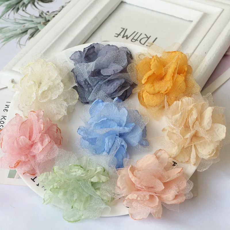 5PCS 5CM Chiffon Flowers Headwear Hat Dress Clothes Decoration DIY Hair Accessories
5PCS 5CM Chiffon Flowers Headwear Hat Dress Clothes Decoration DIY Hair Accessories