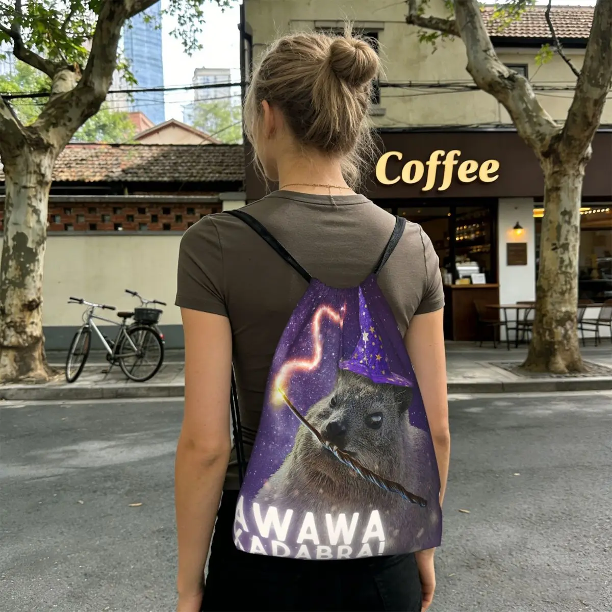 Awawa Kadabra Rock Hyrax Wizard Backpacks Multi-function Drawstring Bags Storage Bag Book Bags for Travel Students
Awawa Kadabra Rock Hyrax Wizard Backpacks Multi-function Drawstring Bags Storage Bag Book Bags for Travel Students