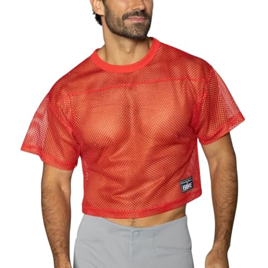 Bike Athletic Unisex Short Sleeve Practice Jersey Soft Lightweight Performance Fabric Crop Top Loose Fit Athletic
Bike Athletic Unisex Short Sleeve Practice Jersey Soft Lightweight Performance Fabric Crop Top Loose Fit Athletic