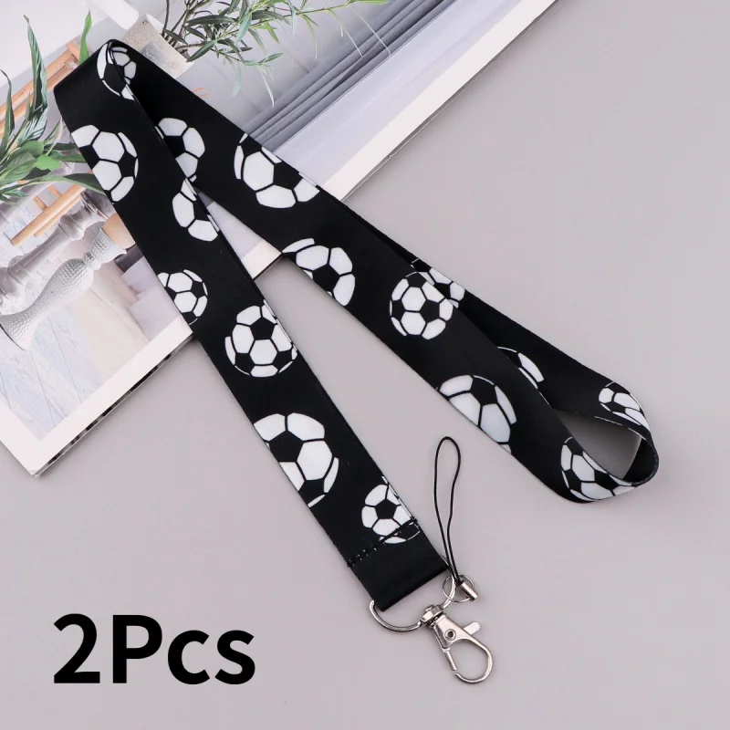 2D 2pcs Football Neck Strap Lanyards for Key Chain ID Card Badge Holder Durable Lariat Hang Rope Practical Key Accessories Gift
2D 2pcs Football Neck Strap Lanyards for Key Chain ID Card Badge Holder Durable Lariat Hang Rope Practical Key Accessories Gift