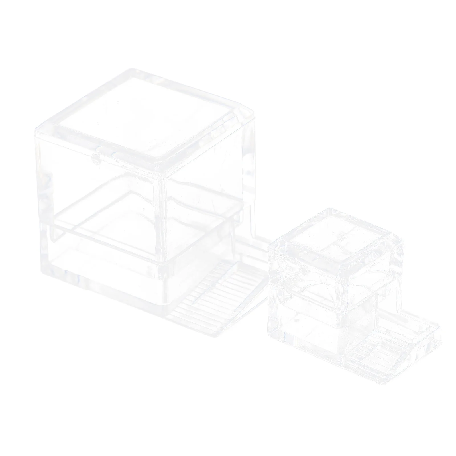 2Pcs Acrylic Ant Water Feeder Transparent Design Visible Feeding Container for Water Storage Bowl Lightweight Portable
2Pcs Acrylic Ant Water Feeder Transparent Design Visible Feeding Container for Water Storage Bowl Lightweight Portable