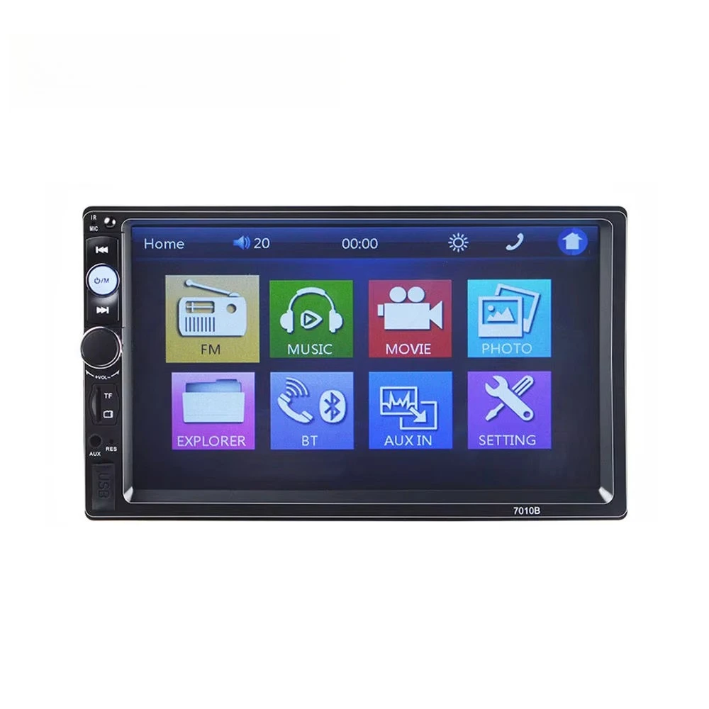 2-Din 7-Inch HD Touch Screen Audio Multimedia Player, Automatic Car Radio with Bluetooth, USB, 7010B MP5 Player
2-Din 7-Inch HD Touch Screen Audio Multimedia Player, Automatic Car Radio with Bluetooth, USB, 7010B MP5 Player